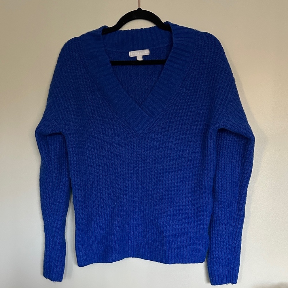 Chelsea28 Royal Blue V-Neck Sweater